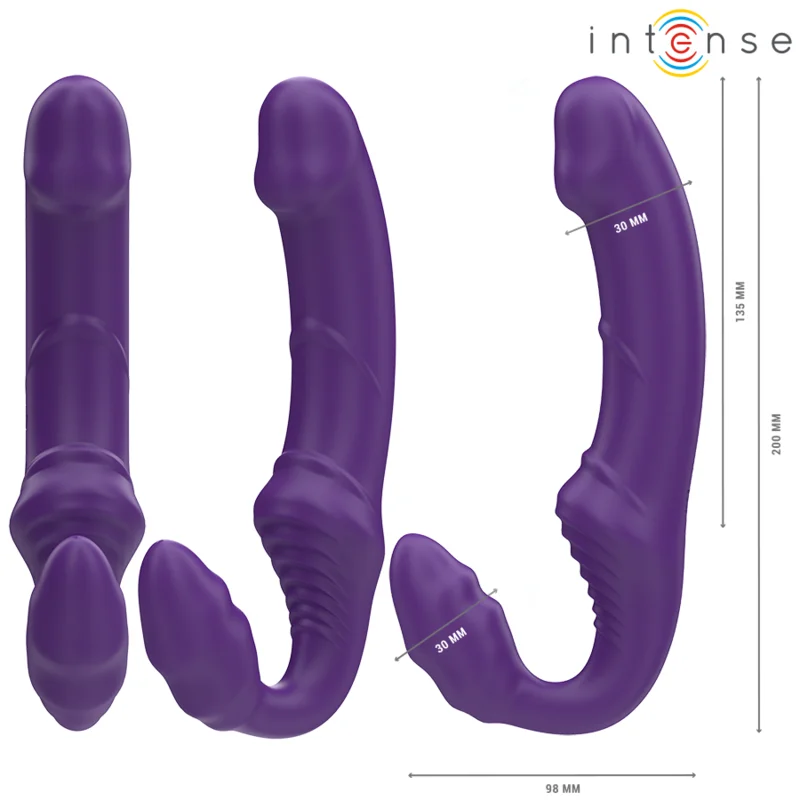 INTENSE - JILL DOPPELVIBRATOR 20 CM LILA FERNBEDIENUNG