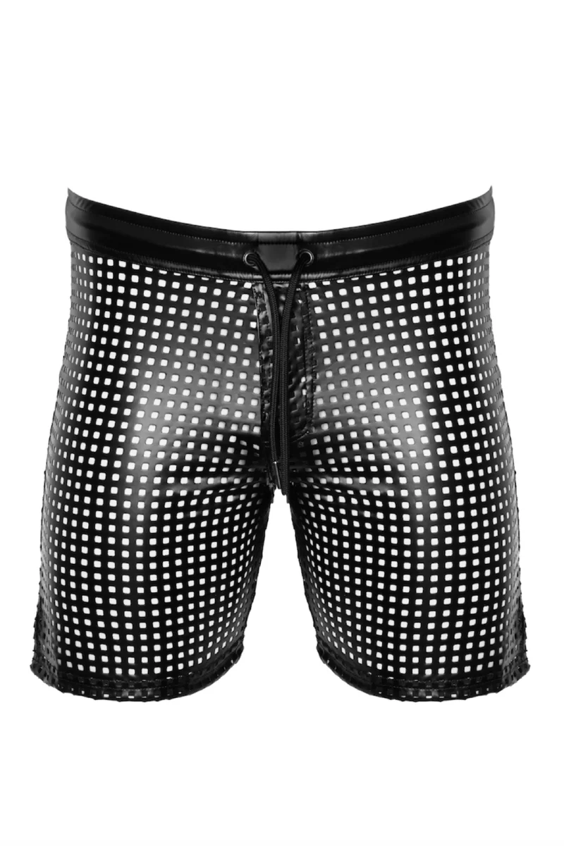 schwarze Shorts H077 von Noir Handmade Chaos Collection