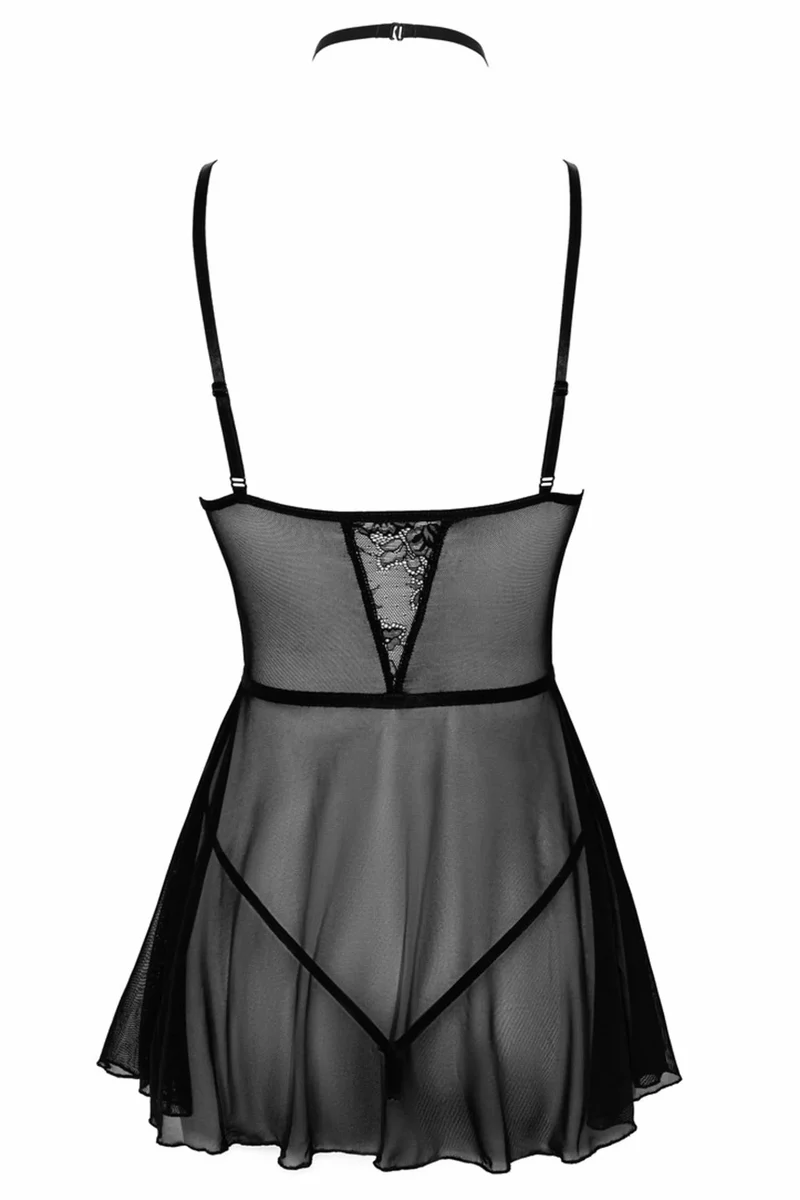 KISS249 Negligee aus Netz und Spitze von Kissable