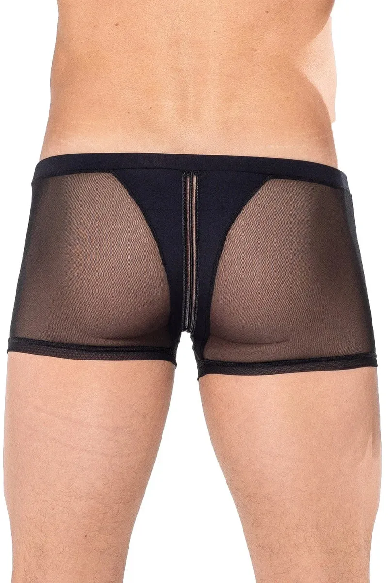 schwarzer Boxer Shorts 2201-67 von Look Me