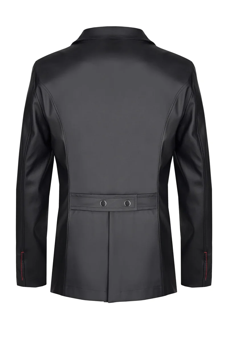 Herren Jacke RMNicola001 schwarz von Regnes Fetish Planet Red Mark 2