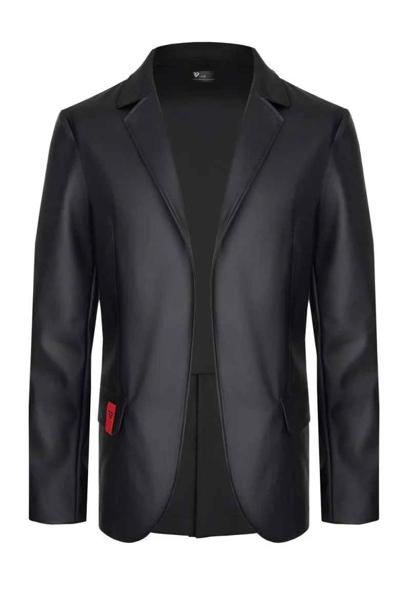 Herren Jacke RMNicola001 schwarz von Regnes Fetish Planet Red Mark 2