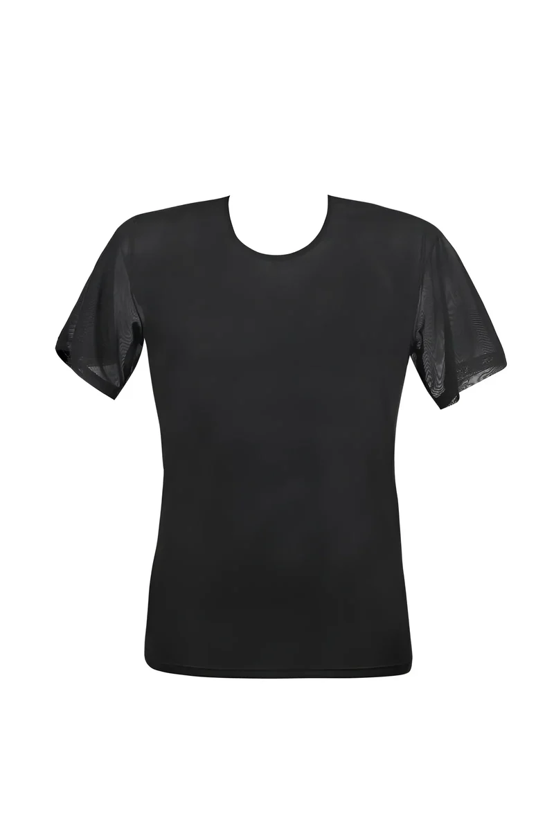Anais - Herren-T-Shirt: Eleganz & Komfort in Petrol