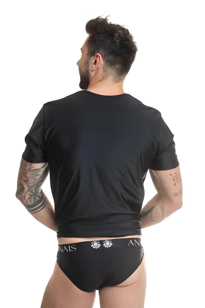Anais - Herren-T-Shirt: Eleganz & Komfort in Petrol