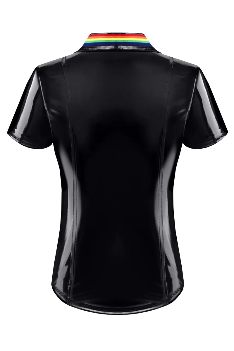PVC Polo Shirt RMRaffaeleRBW schwarz von Pride Festih Line