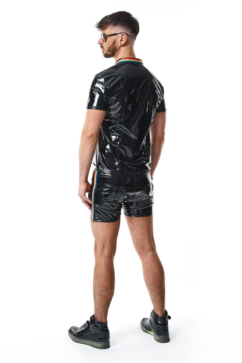 PVC Herren Polo Shirt RMRemigioRBW schwarz von Pride Festih Line