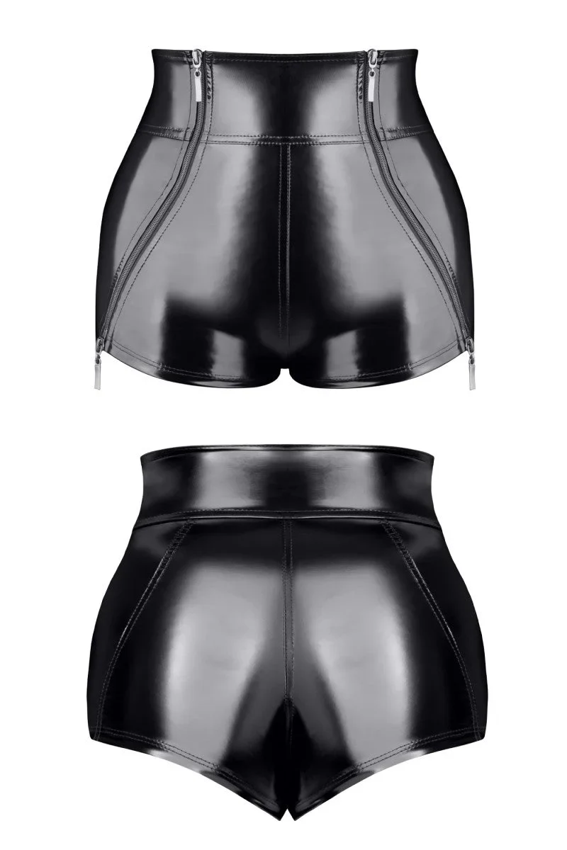 schwarze Damen Shorts TDMona001 von Demoniq Total Domination Collection