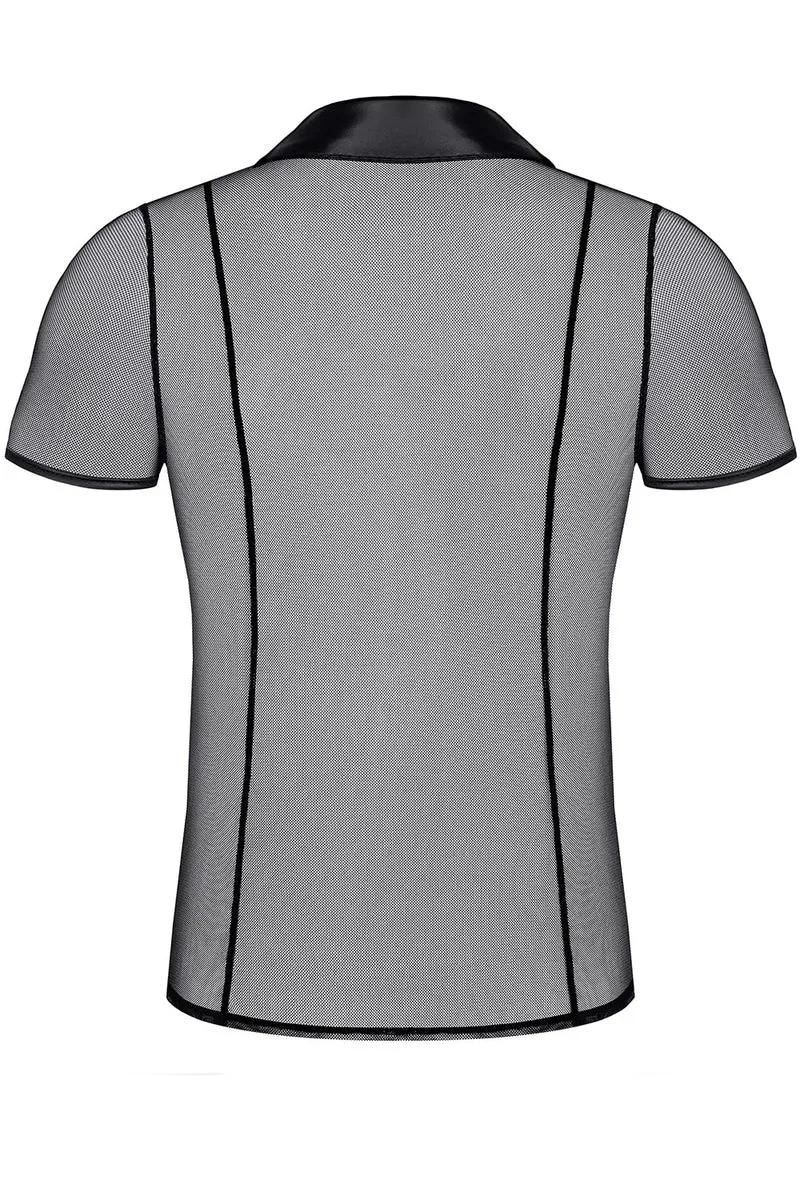 Herren Polo-Shirt RMUgo001 schwarz von Regnes Fetish Planet